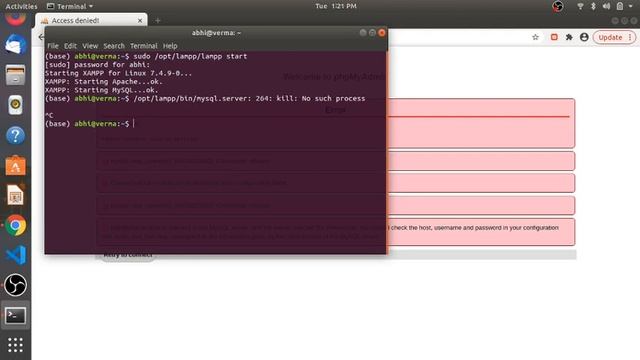 How to Fix Error in Xampp- Access Denied Error смотреть онлайн
