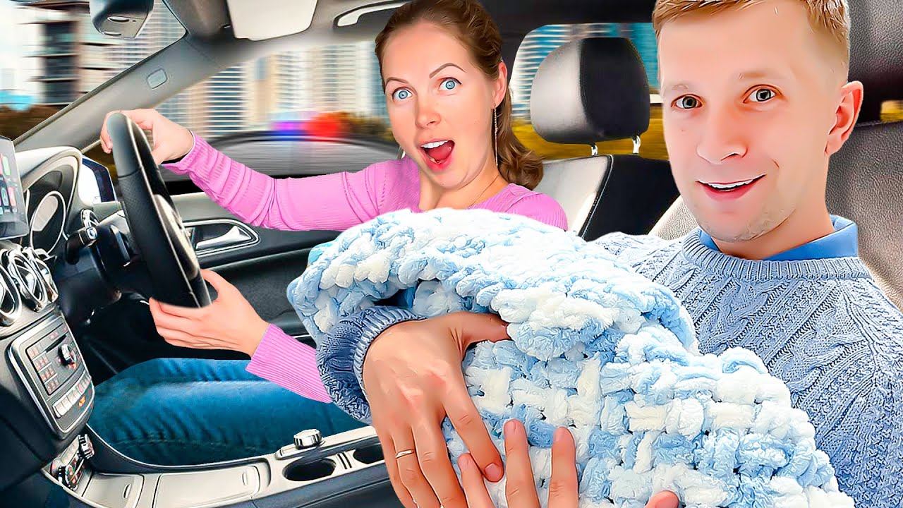 ОНА ПЕРВЫЙ РАЗ ЗА РУЛЕМ!! ПАПА С МАЛЫШОМ ДОМА!!! наш обычный день смотреть онлайн