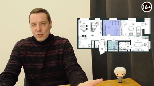 И за это “Лондон” получил European Property Awards? Обзор планировки трешки в ЖК Парк Столиц смотреть онлайн