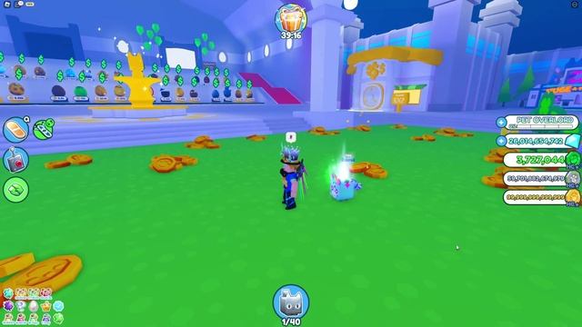 Hatching the new rainbow secret hardcore clover unicorn! Pet Simulator X смотреть онлайн
