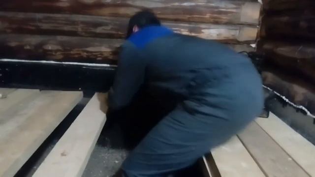 9.02.21 г. Строгаем доски для бани! смотреть онлайн
