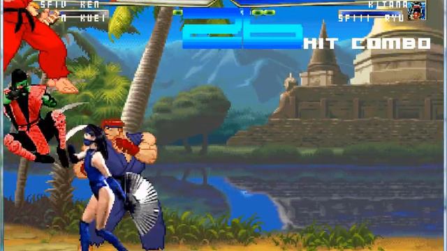 Xidro and Spatial Street fighter vs Mortal kombat Mugen смотреть онлайн