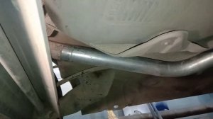 Как подогнать глушитель sandero 1.6