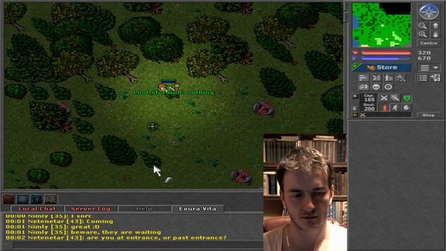 Tibia СМЕРТЬ НА ЛАГЕ @ олдовая MMORPG смотреть онлайн