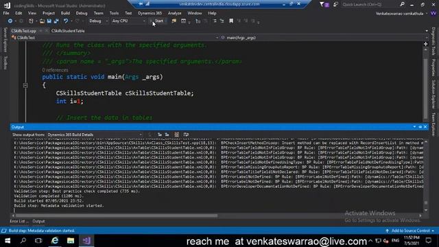 D365FO Coding_CRUD 3: Insert the data with while loop part 2 смотреть онлайн