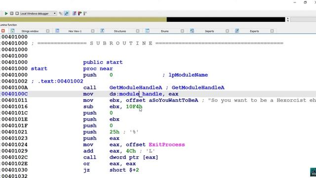IDA Pro Malware Analysis: UnObfuscating API Calls - Hexorcist смотреть онлайн
