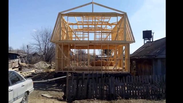 2. Дом 100 кв.м. за 500 т.р. (каркас второго этажа и крыши, дом в одиночку) смотреть онлайн