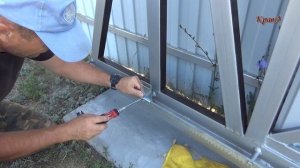 Откатные ворота с узким противовесом. Подключение автоматики привода DoorHan 1300.