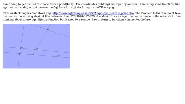 GIS: Get nearest node following segment смотреть онлайн