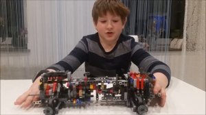 Краткий обзор сбора Lego Technic 42110 Land Rover Defender 2573 деталей часть 2