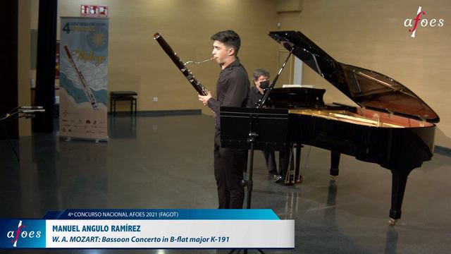 Manuel Angulo Ramírez W A Mozart Bassoon Concerto in B flat major, K 191 смотреть онлайн