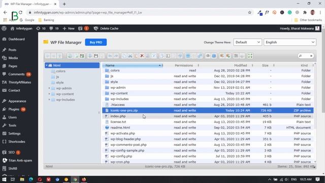 How To! Install File Manager in WordPress Dashboard (Upload, Delete, Copy Paste, Zip/Unzip More.) смотреть онлайн