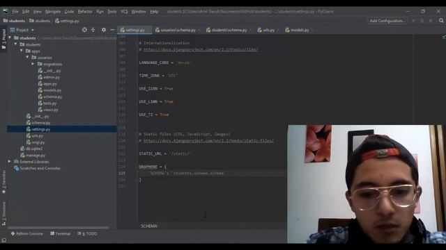 Graphql en Django - Parte 6 - Correccion de schema en settings.py смотреть онлайн