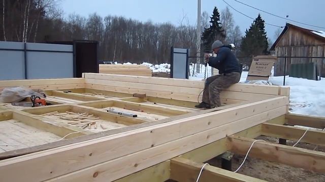Возведение стен дома на деревянных нагелях смотреть онлайн