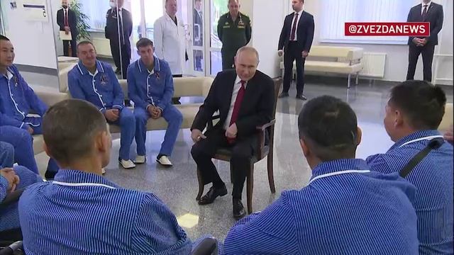 ❗«Как себя чувствуете? Отходите от боевой обстановки?» Путин встретился с ранеными бойцами СВО. Не смотреть онлайн