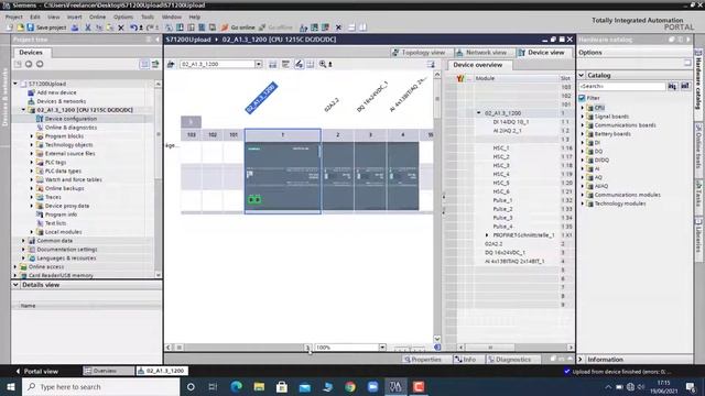 Siemens SIMATIC S7-1200 PLC || How to Upload program from S7-1200 Siemens PLC using TIA portal смотреть онлайн