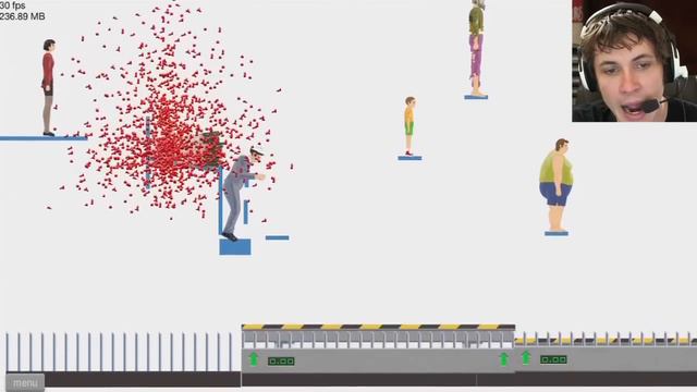 Happy Wheels - IMPOSSIBLE LEVEL OWNAGE смотреть онлайн