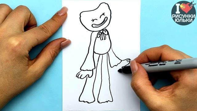 Как нарисовать КИСИ МИСИ просто и мило | Рисунки Юльки Поппи Плейтайм смотреть онлайн