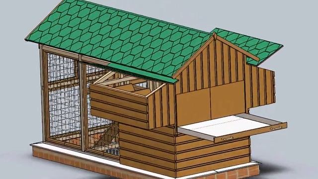 мини курятник своими руками чертежи смотреть онлайн