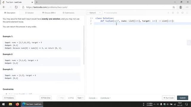 LeetCode - Two Sum | Solution Explained | Python смотреть онлайн