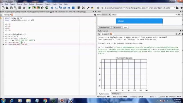 Python plot and scatter graph part 1 смотреть онлайн