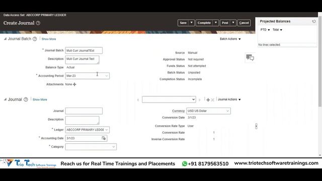 Manage Journals, Multi Currency Setup in Journals in Oracle Fusion Financials Cloud| TrioTech смотреть онлайн