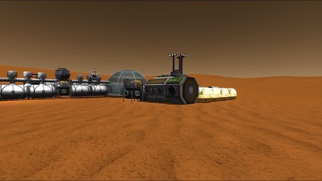 Mars Colonization E04 - Setting up a Mars colony (SpaceX ITS in KSP) смотреть онлайн