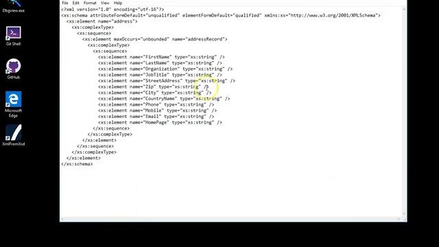 Xml from Xsd смотреть онлайн
