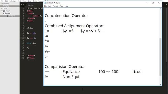 10 Operator in PHP part 2 - PHP & MySQL Tutorial in Urdu (Basic to Advance) смотреть онлайн