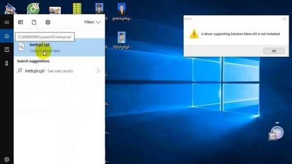 Script error windows 10