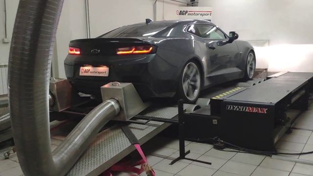 Замер Chevrolet Camaro 2.0 Turbo на Диностенде смотреть онлайн