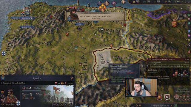REINO DE GALICIA Ep 8 - FATE OF IBERIA (FLAVOR PACK) - CRUSADER KINGS 3 Gameplay Español смотреть онлайн