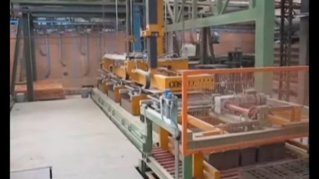 Технология из Cosmec автоматическая линия для производства кирпича