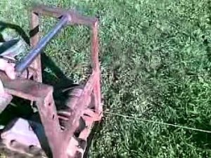 вспашка лебёдкой и конным плугом