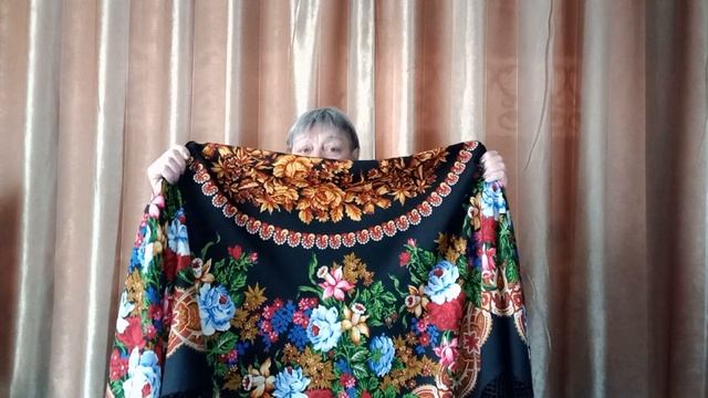 Распоковка посылки с павловопосадской шалью. смотреть онлайн