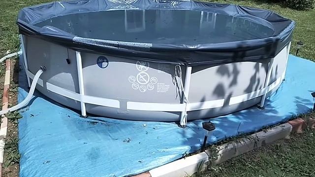 Тент-чехол Intex 28031/58411 и подстилка-подложка под бассейн Intex 28048/58932. смотреть онлайн