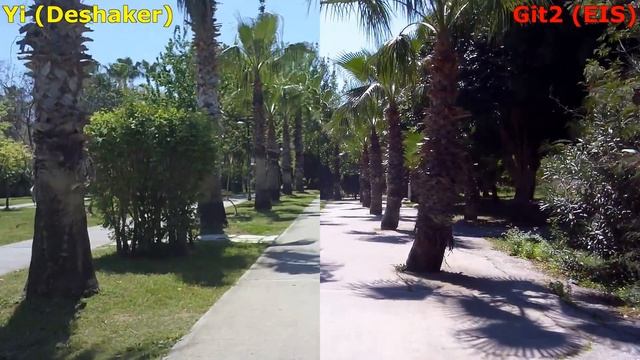 Xiaomi Yi vs GitUp Git2 side-by-side comparison. смотреть онлайн