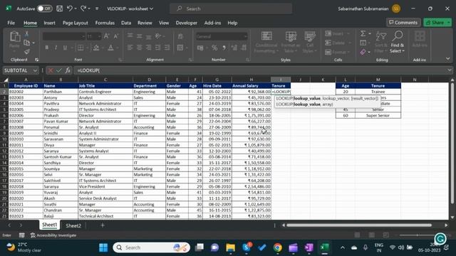 Master the Excel | LOOKUP Formula смотреть онлайн