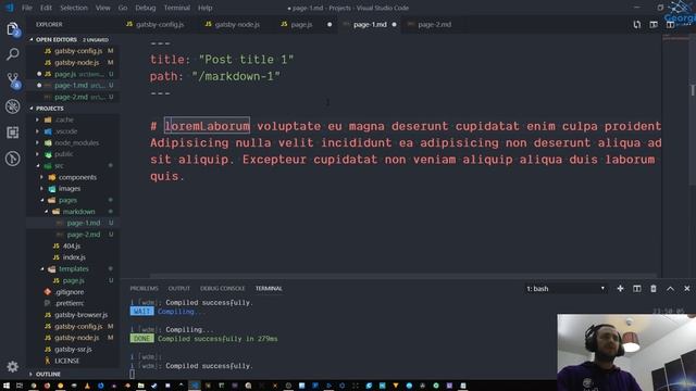 Gatsby Tips #2 Create pages using transformer plugins: Markdown, JSON, YAML смотреть онлайн