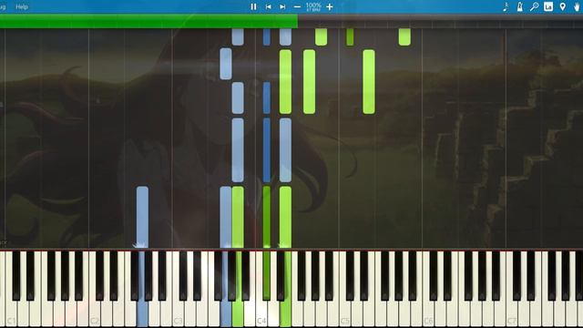[Synthesia] Anime Mirai 2014 - Harmonie (Piano) (Ending) [アルモニ] смотреть онлайн