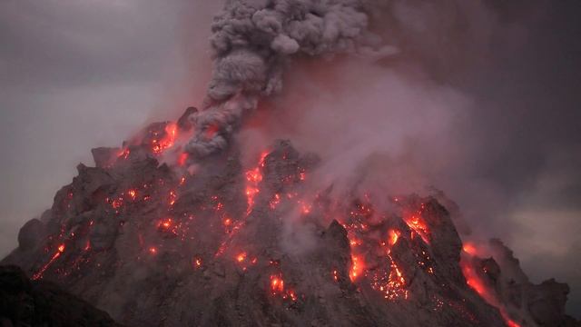 The Active Volcano In Peru; Huaynaputina