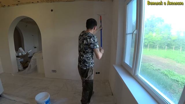 СДЕЛАЛ КУХНЮ ДЛЯ АНГЕЛИНЫ / УСТАНОВИЛ РАКОВИНУ / УСТАНОВИЛ ГАЗОВУЮ ПЛИТУ / ПОКРАСИЛ СТЕНЫ / РЕМОНТ смотреть онлайн