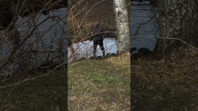 Краб ловит рыбу на червя смотреть онлайн