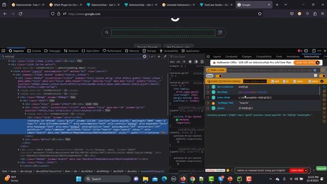 Selenium WebDriver with Python tutorial 7 | Browser Extension for locators | Selectorshub смотреть онлайн