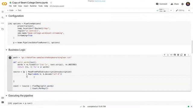 Apache Beam Demo and Dataflow SQL смотреть онлайн