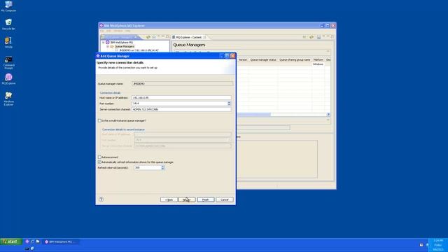 WMQ Explorer TLS 4 of 4: Connecting смотреть онлайн