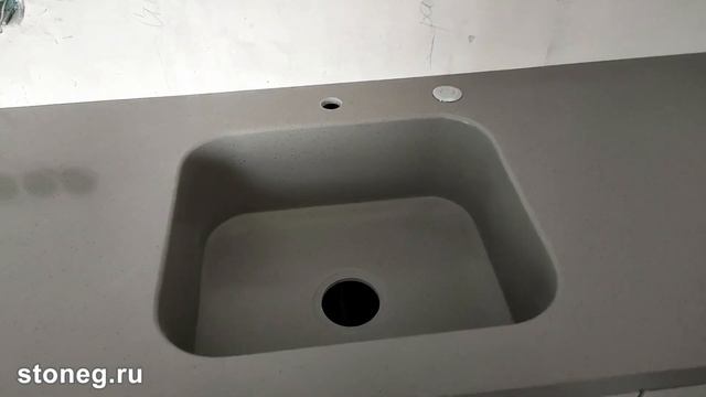 Hanex T-235 Thetis Duo stoneg.ru кухонная столешница из искусственного камня, Санкт-Петербург смотреть онлайн