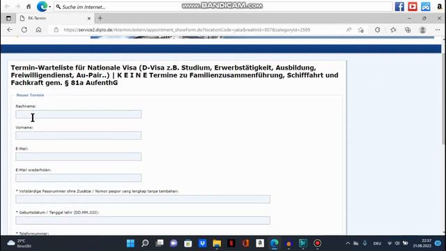 CARA DAFTAR TERMIN VISA KE JERMAN. JANJI TEMU VISA JERMAN смотреть онлайн