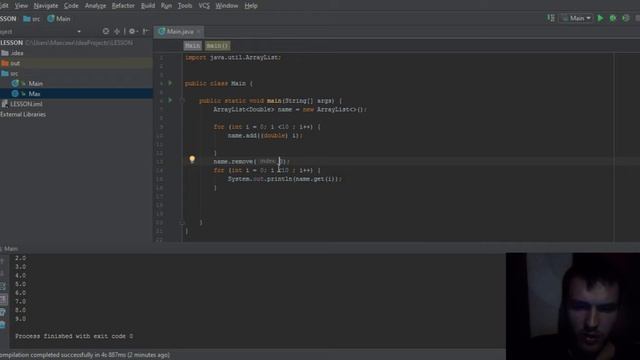 Урок 4 Основы программирования . ArrayList смотреть онлайн