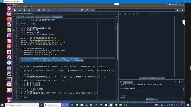 How to Draw a Bar Chart in Python: 2023 смотреть онлайн